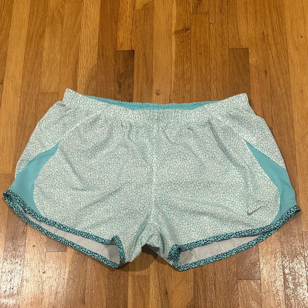 *last chance* Nike | Women's Light Blue Athletic Shorts - Picture 1 of 15